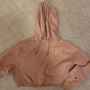 Champion cropped hoodie size medium